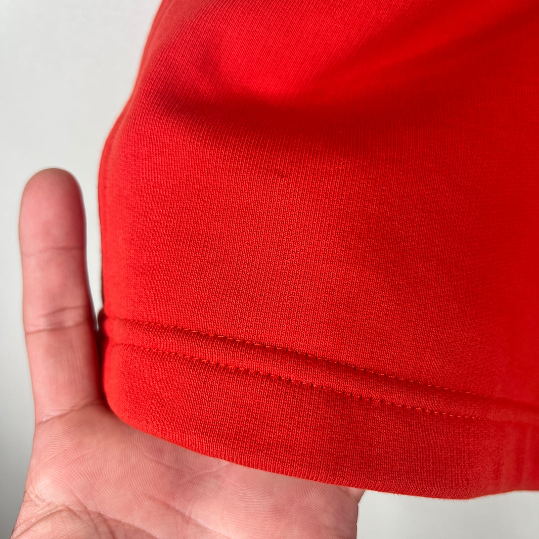 Balenciaga Red Campaign Embroidered Sweatshorts