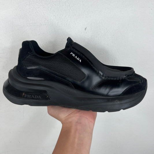 Prada Brushed Leather Systeme Shoes
