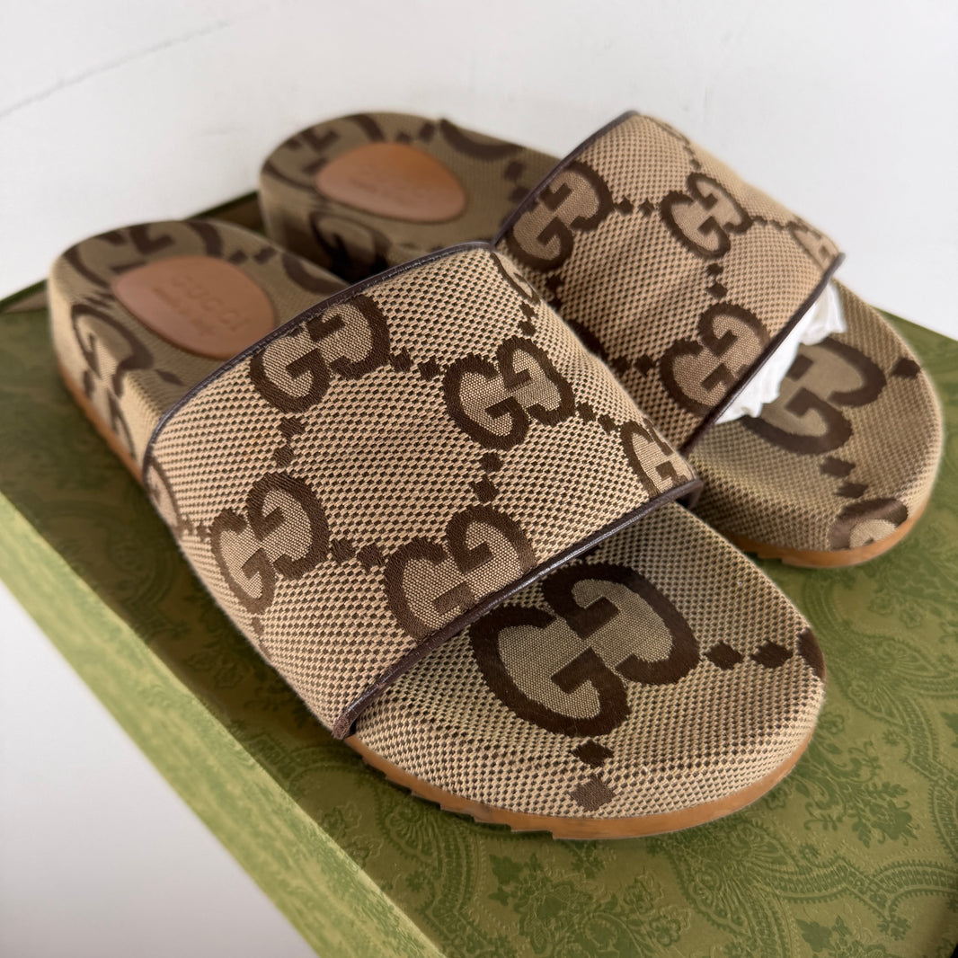 Gucci Big GG Monogram Slides