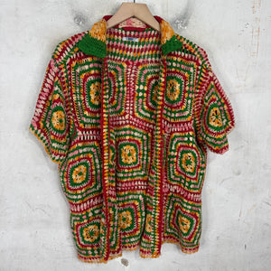 Bode Multicolor Crochet Shirt