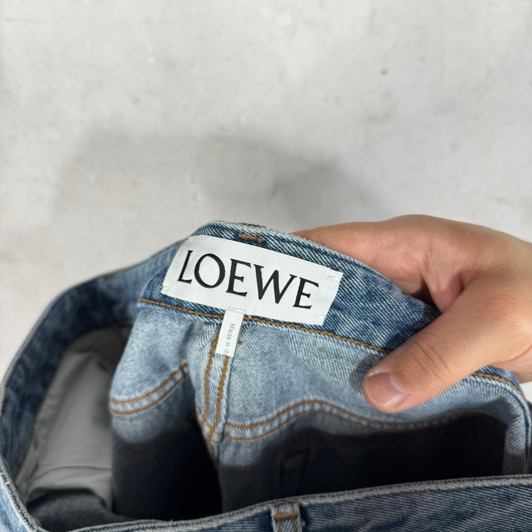 Loewe Lightwash Baggy Anagram Jeans