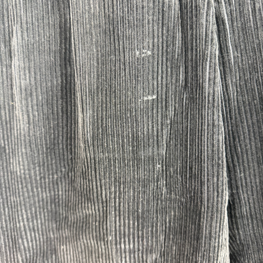CDG Homme Black Corduroy Trousers