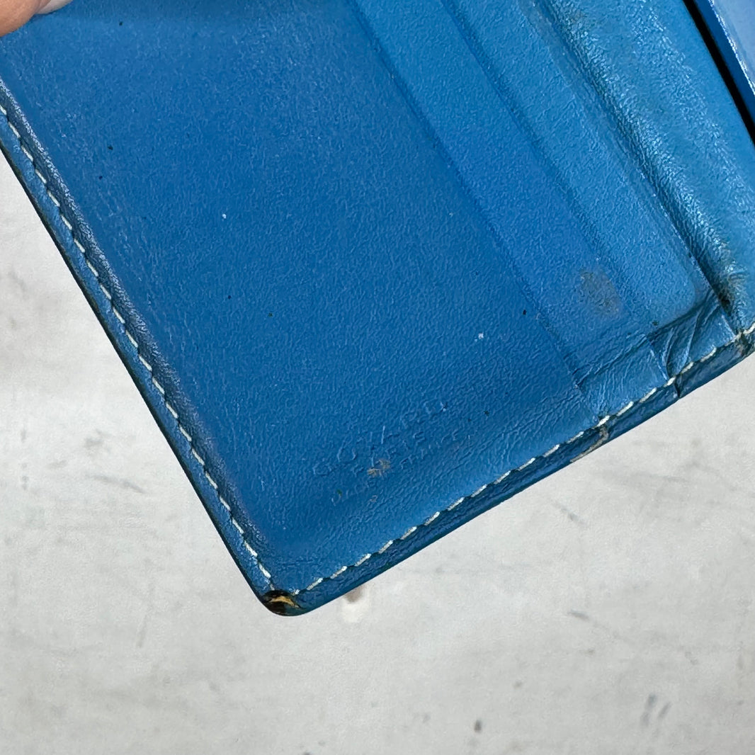 Goyard Blue Smoked St. Mark Wallet