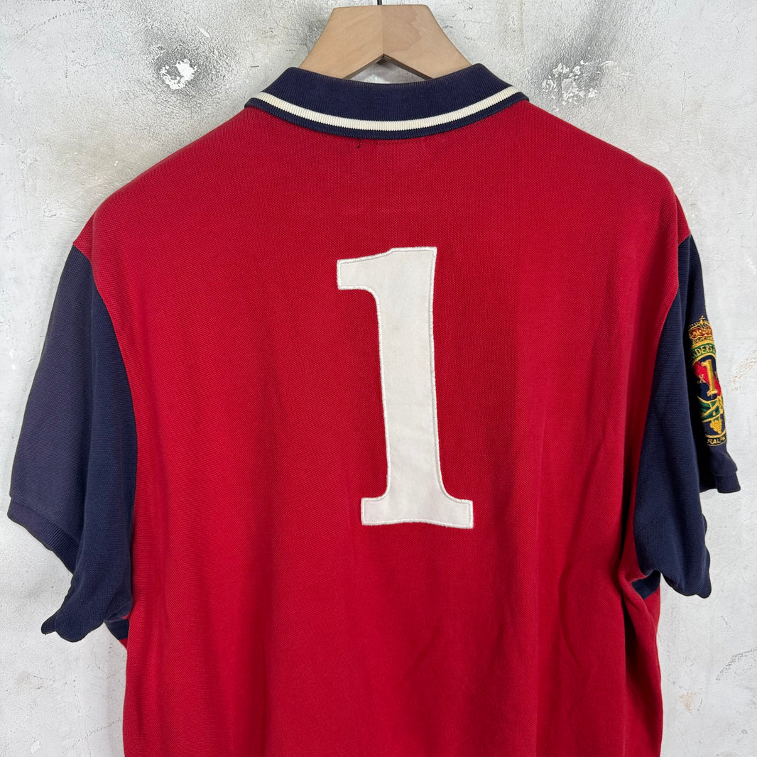 Ralph Lauren Red/Navy Cross Polo