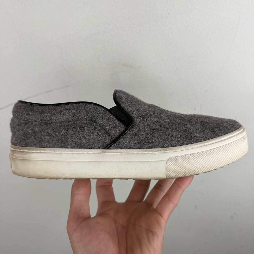 Celine Wool Slip On Sneakers