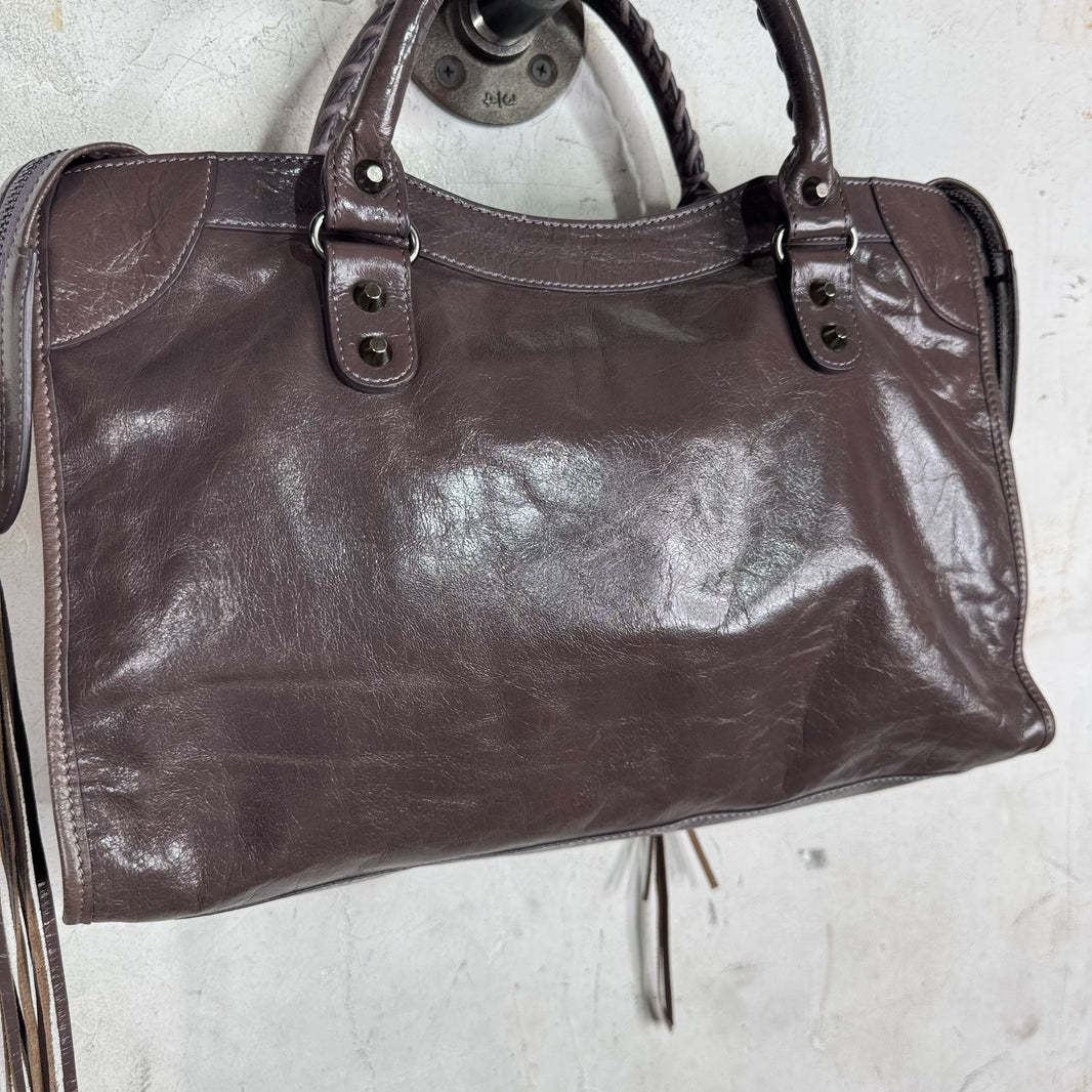 Balenciaga Purple City Bag
