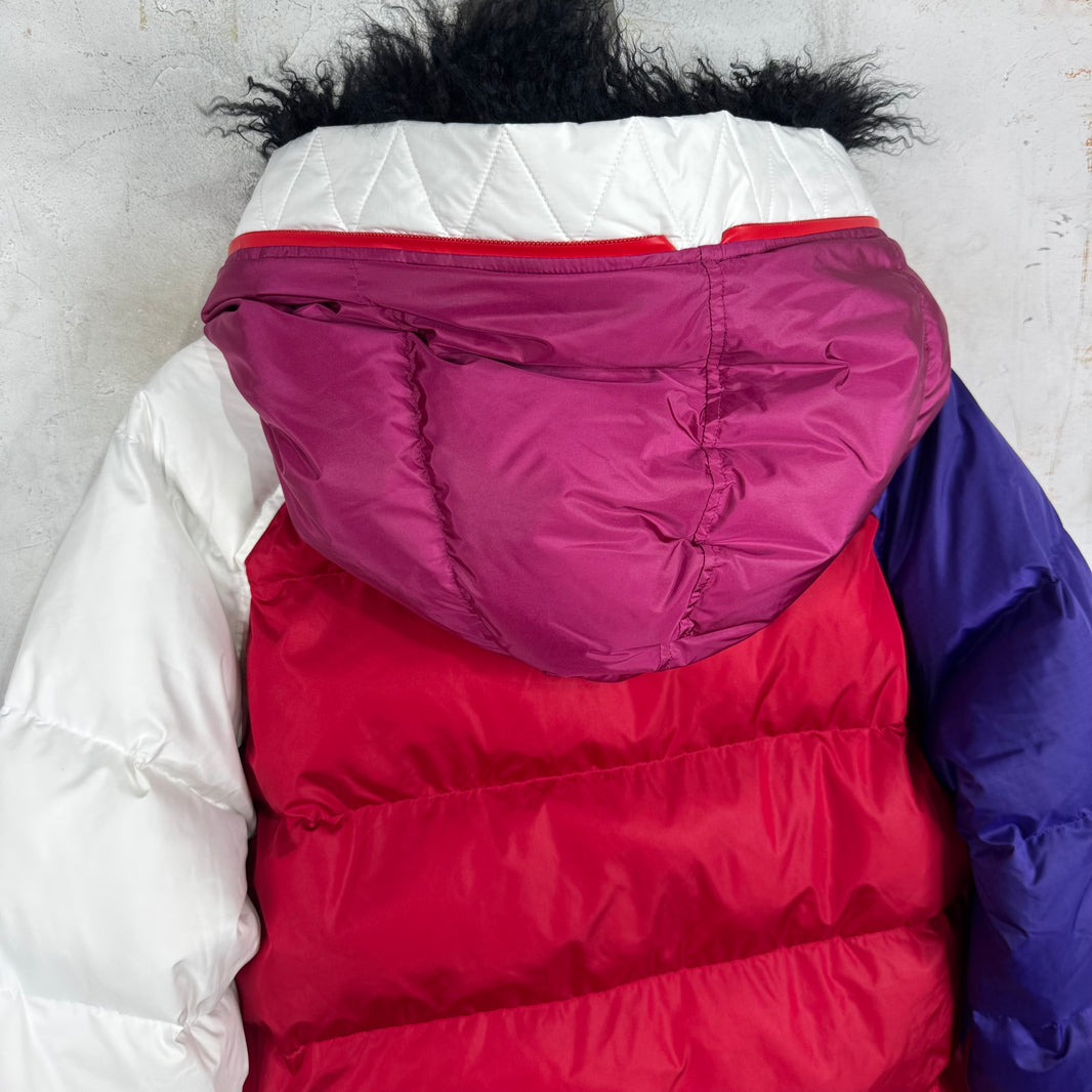 Marni Shearling Colorblocked Seam Down Jacket