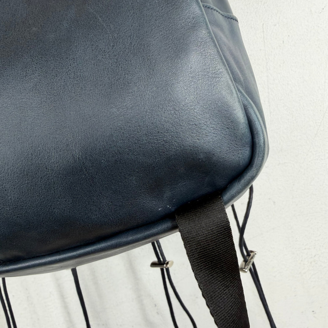 HBA 2014 Runway Lace Leather Backpack