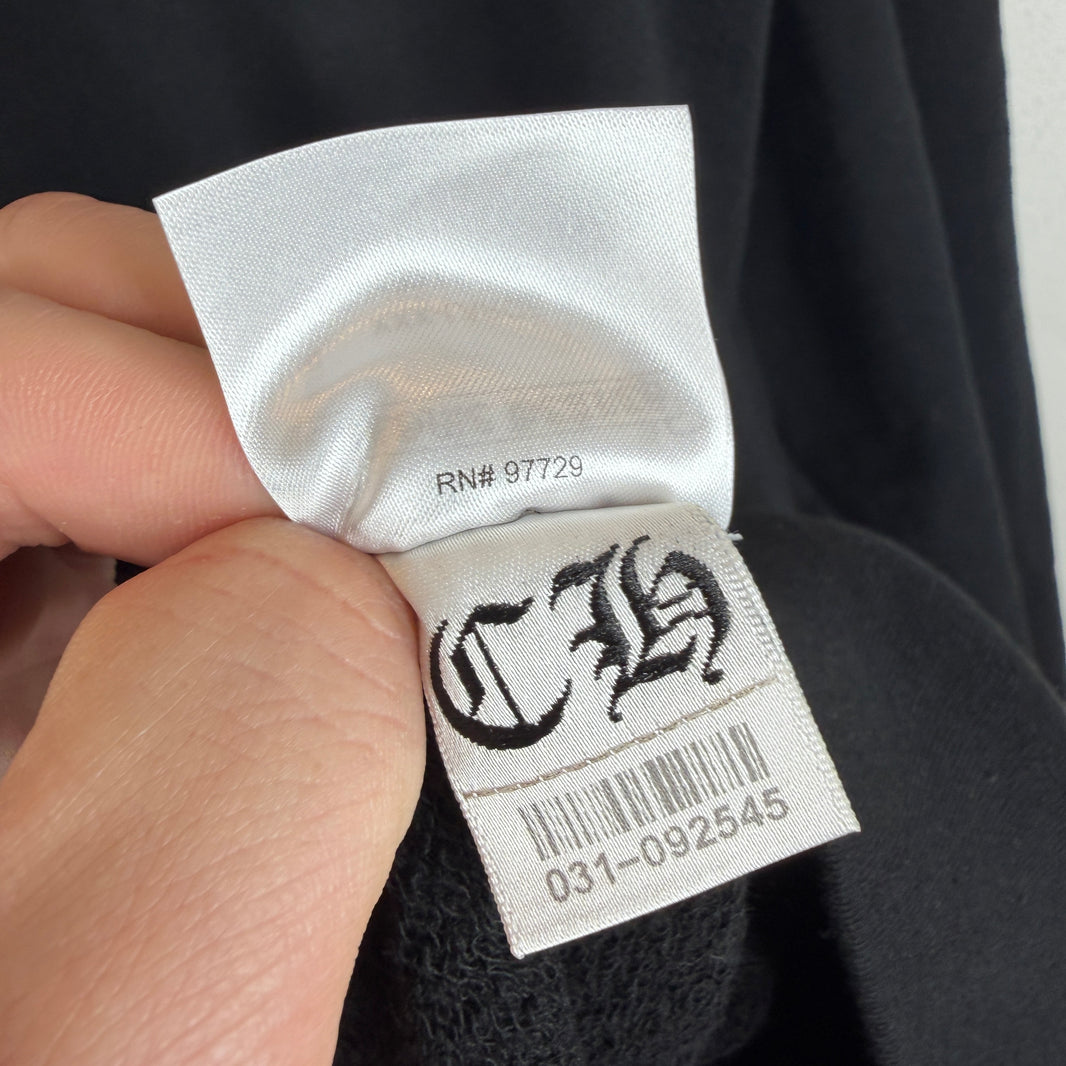 Chrome Hearts Matty Boy Blank Black Hoodie