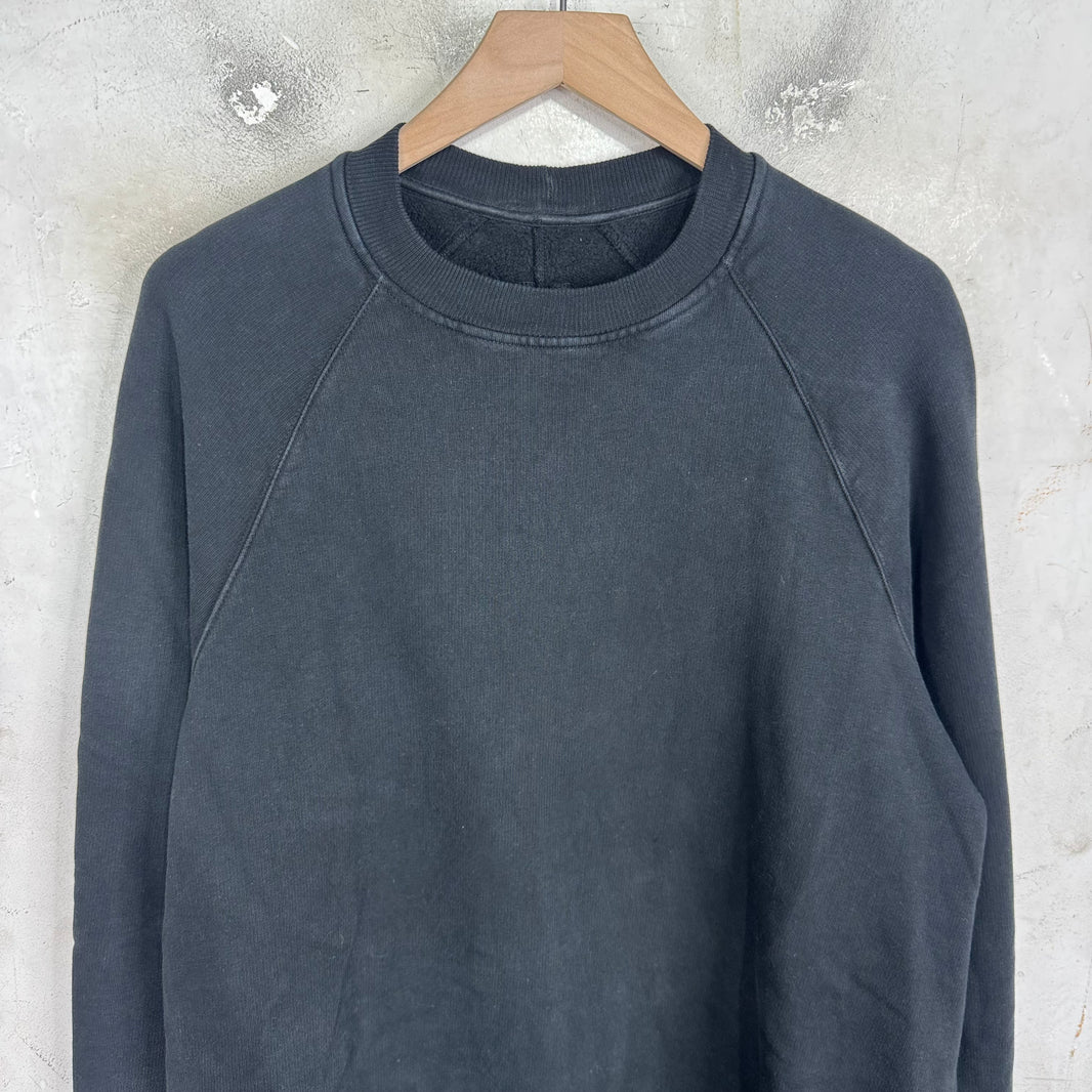 DRKSHDW Black Long Crewneck
