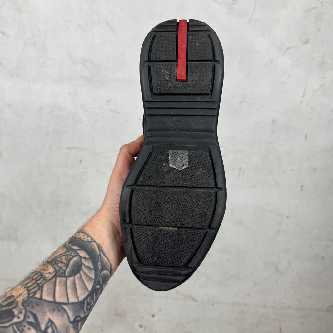 Prada Triple Black Patent Americas Cup