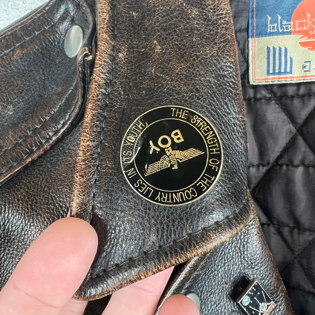 Blackmeans Brown Rider Leather Jacket