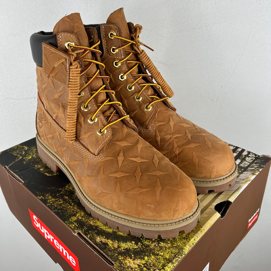 Supreme Timberland Diamond Plate Boots