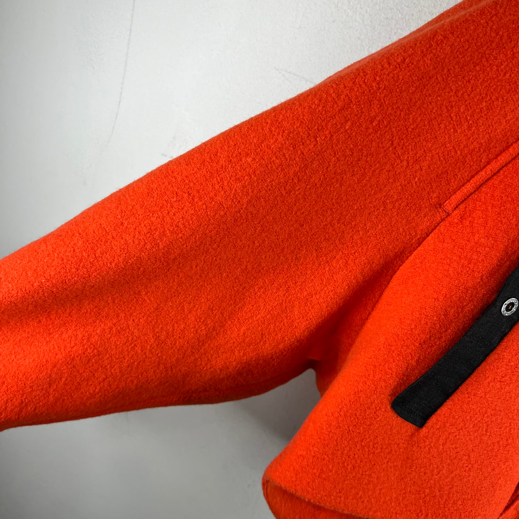 Kiko Kostadinov Orange Fleece Remus Jacket