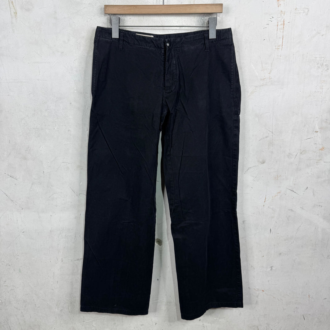 Armani Black Back Buckled Cargos