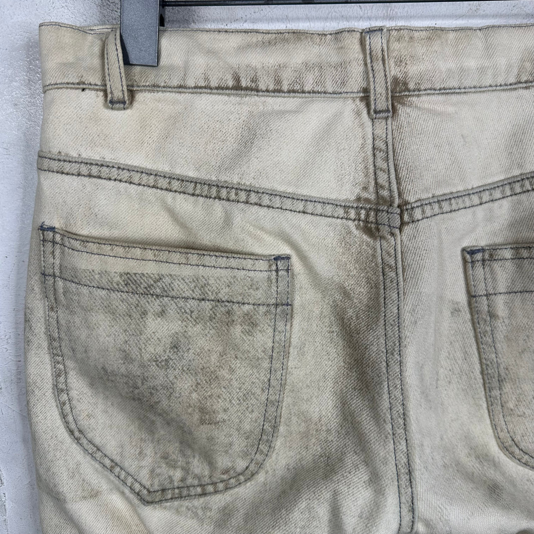 Maison Margiela Striped Denim Pants