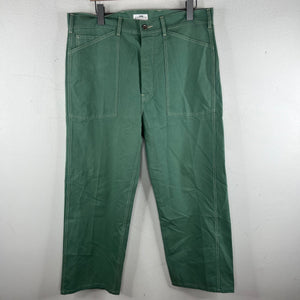 Visvim Green Buckle Back Trousers
