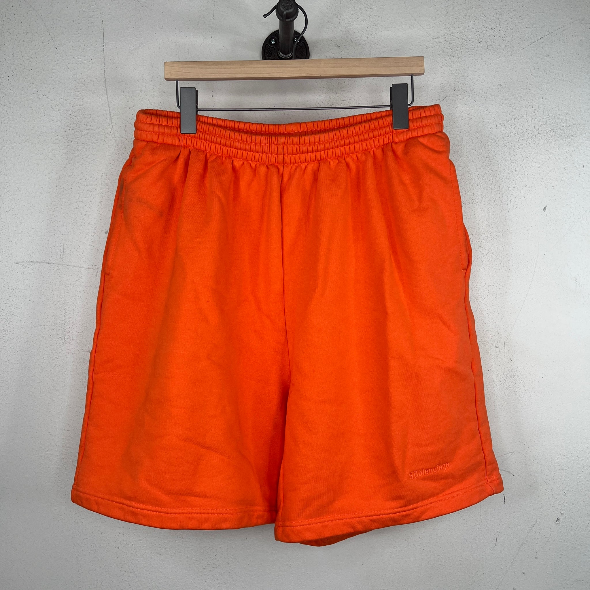 Balenciaga Orange Corp Sweatshorts