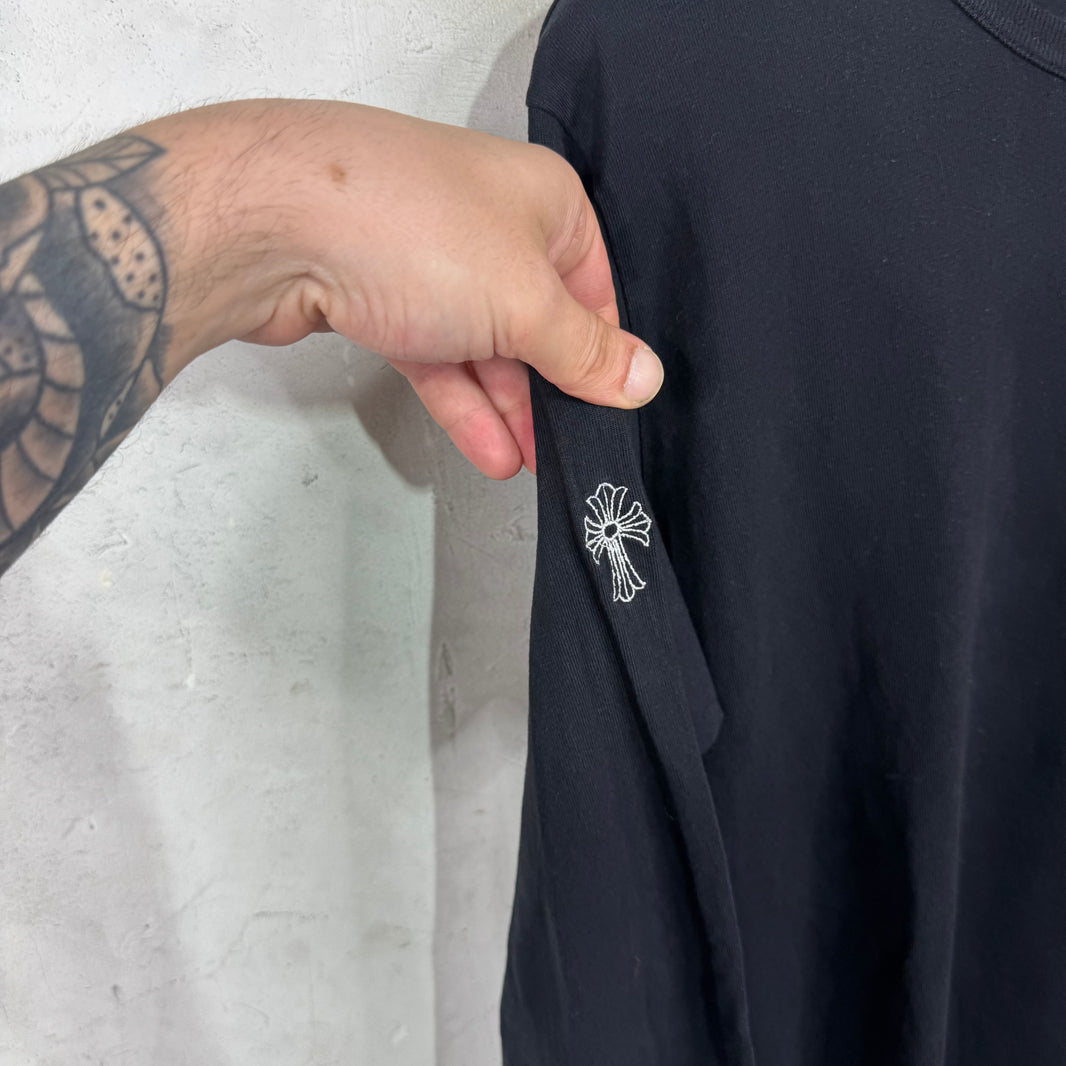 Chrome Hearts Eyechart Cut n Sew  L/S T-Shirt