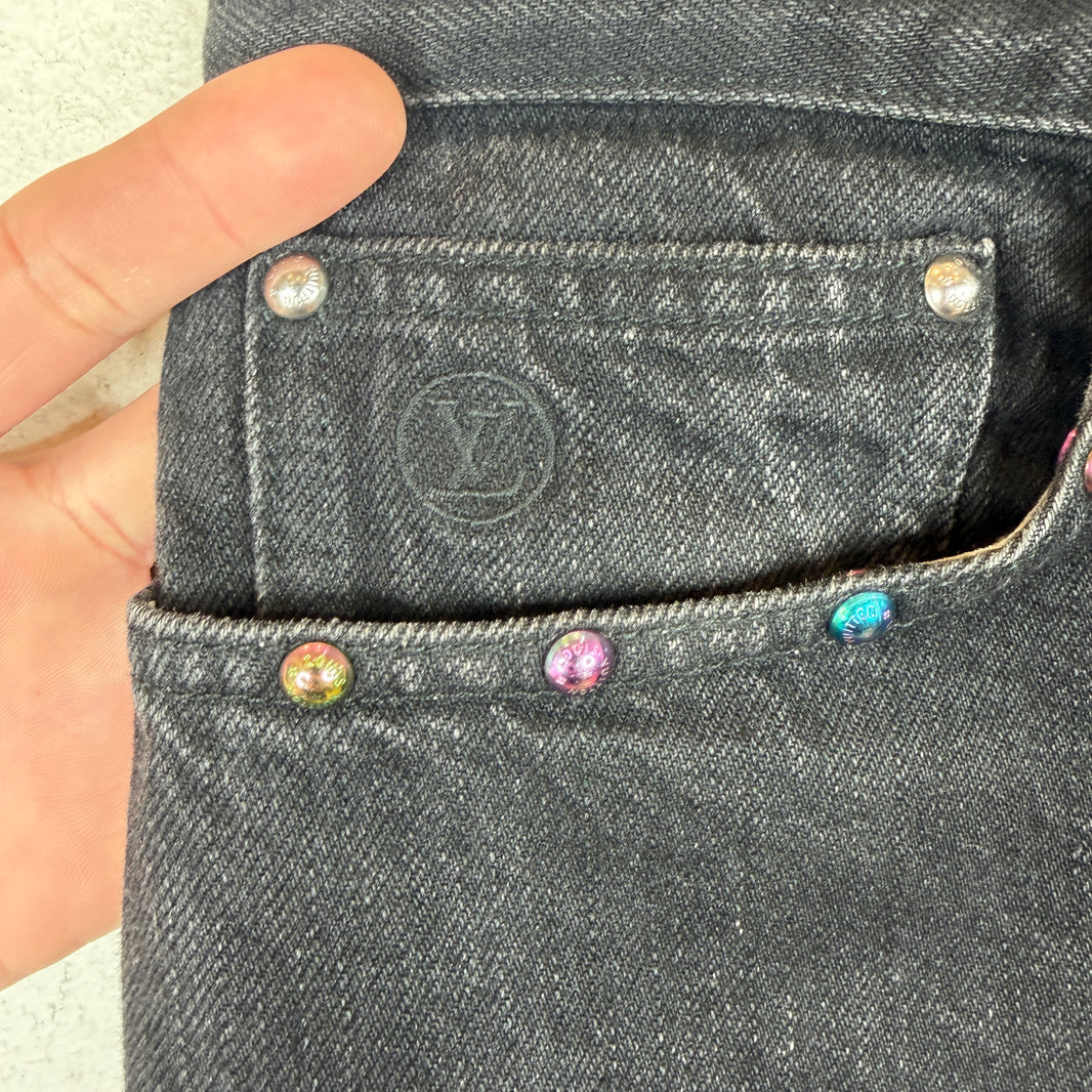 Louis Vuitton Fragment Studded Jeans