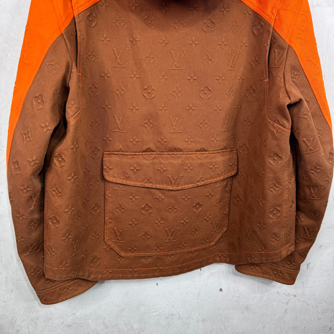Louis Vuitton Orange Monogram Carpenter Jacket