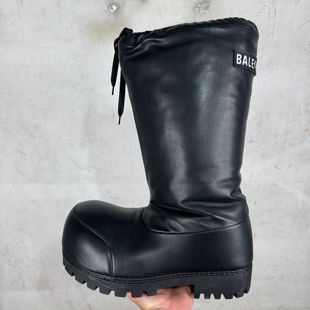 Balenciaga Leather High Alaska Boots