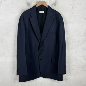 Dries Van Noten Navy Blazer Jacket