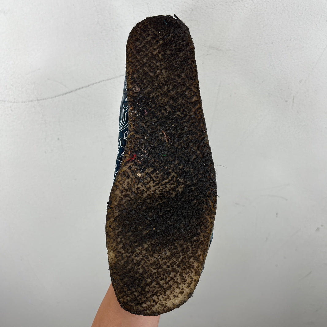 Supreme Clarks Navy Paisley Wallabee Ankle Boots
