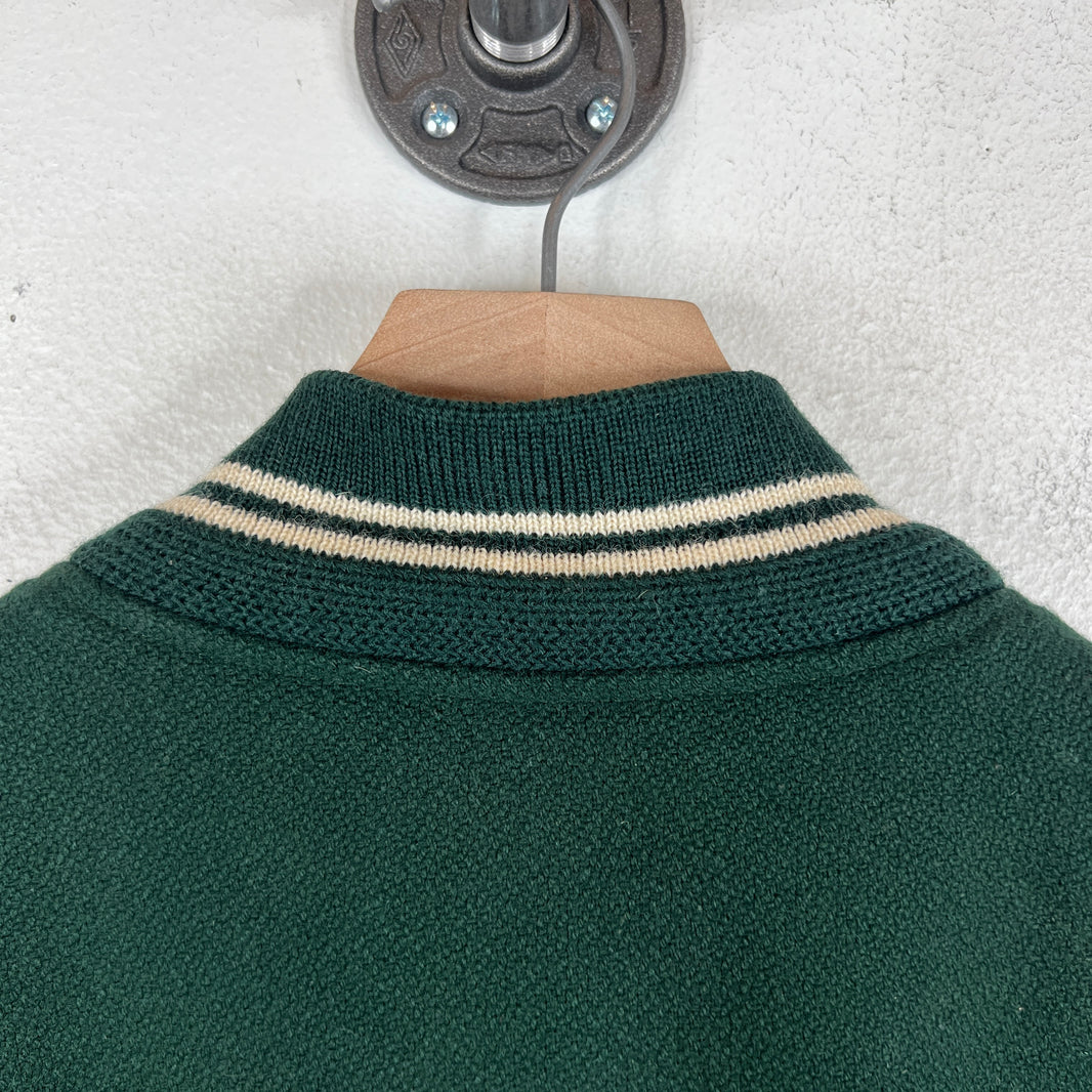 Saint Laurent Forest Green Teddy Jacket