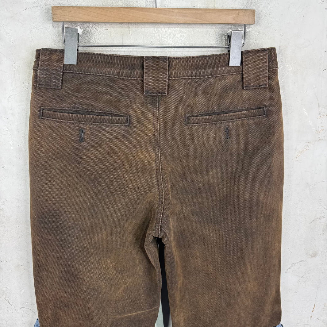 Aris Tatalovich Nylon Canvas Sample Scruffled Pants
