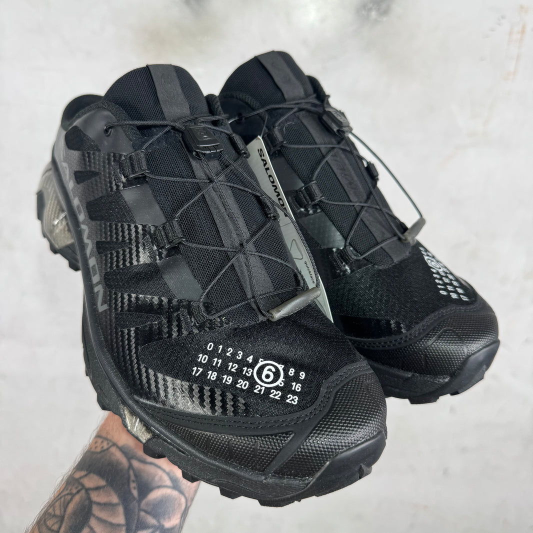 Salomon x MM6 XT4 Black Mules