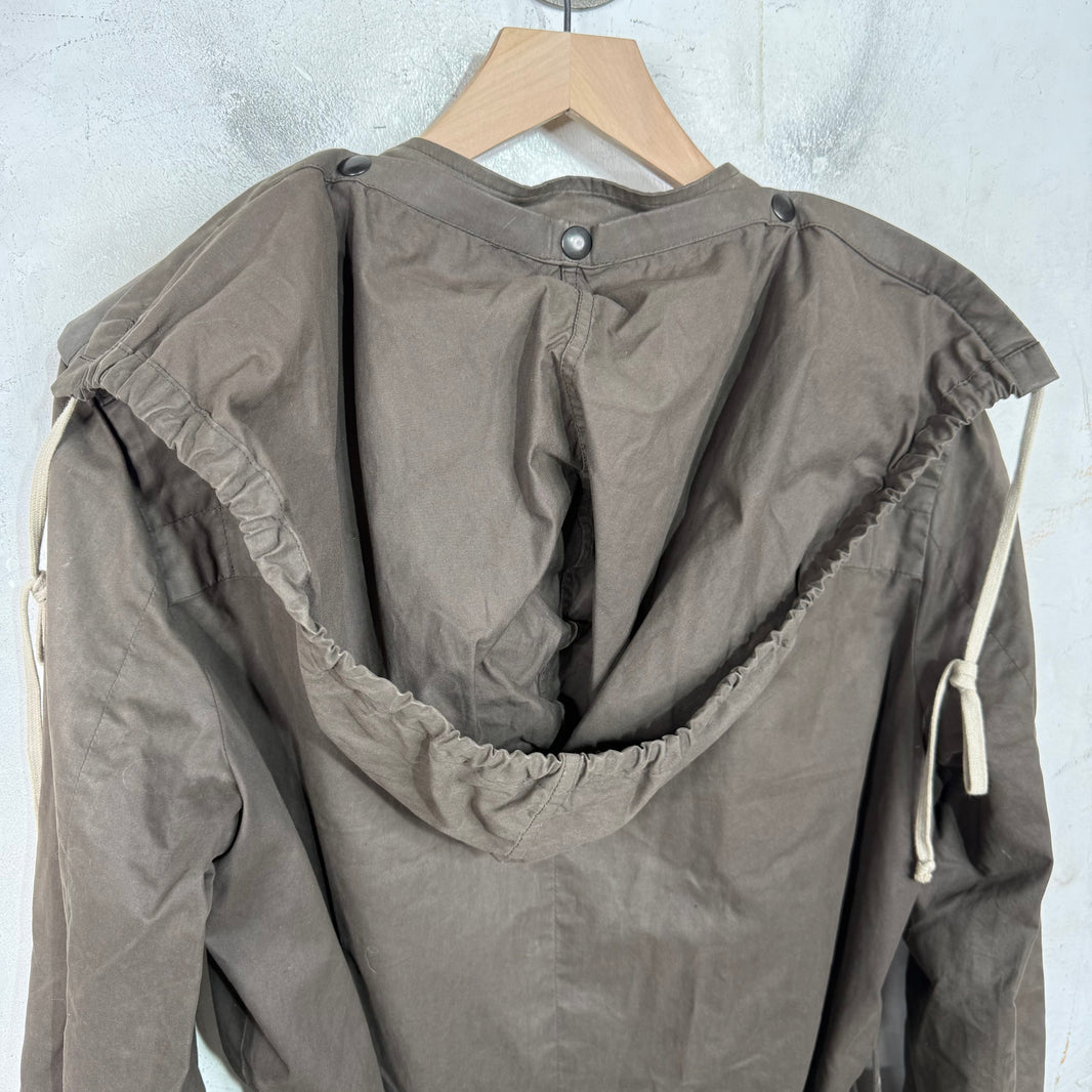 Rick Owens Hooded Mid-Length Fishtail Parka