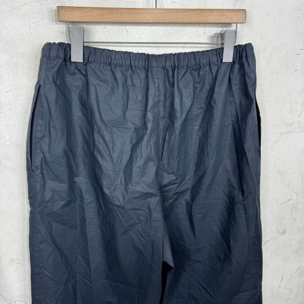 Jil Sander Elastic Waisted Loose Navy Pants