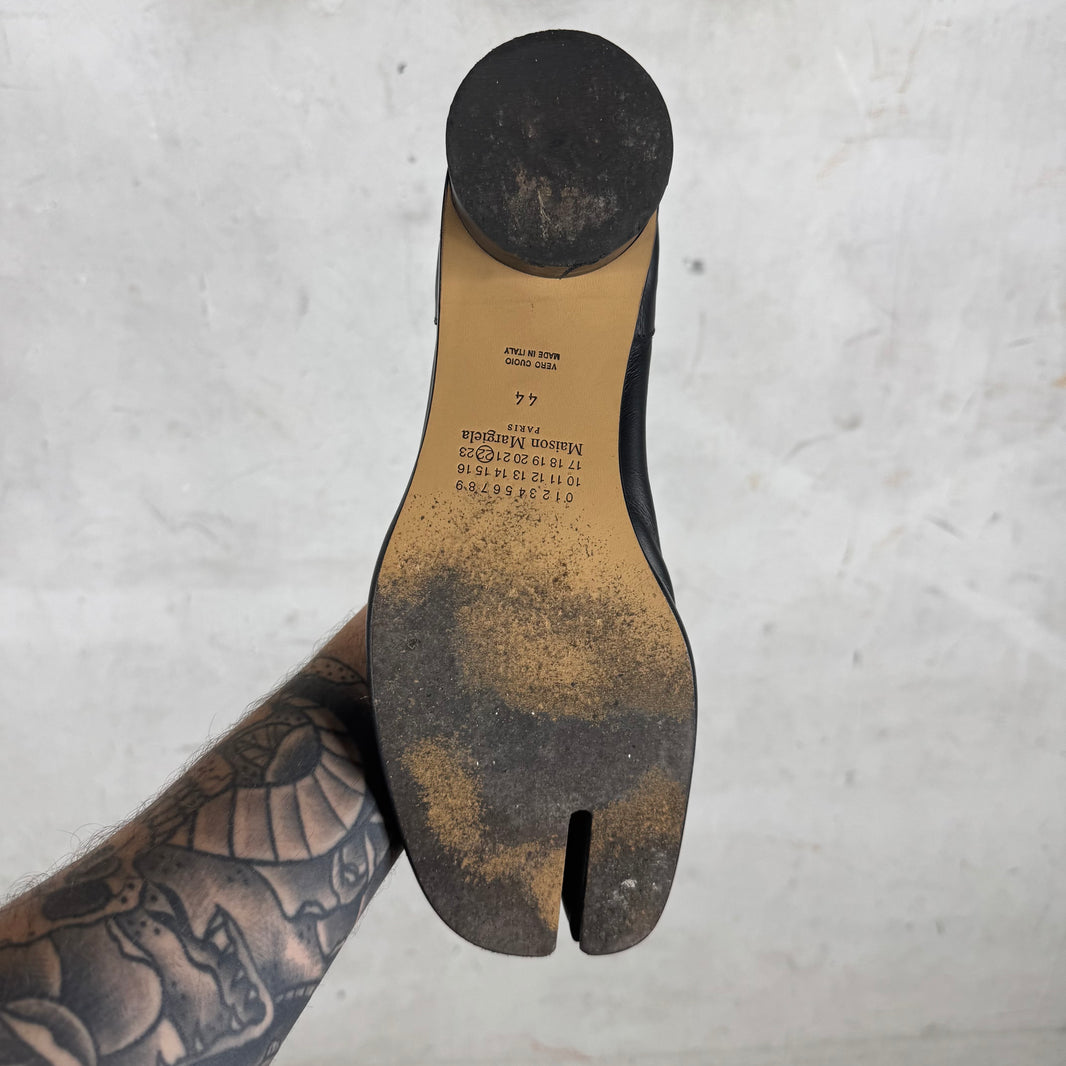 Margiela Leather Tabi Heeled Boots