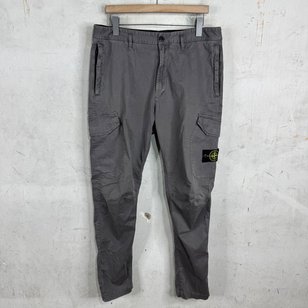 Stone Island Grey Cargo Pants