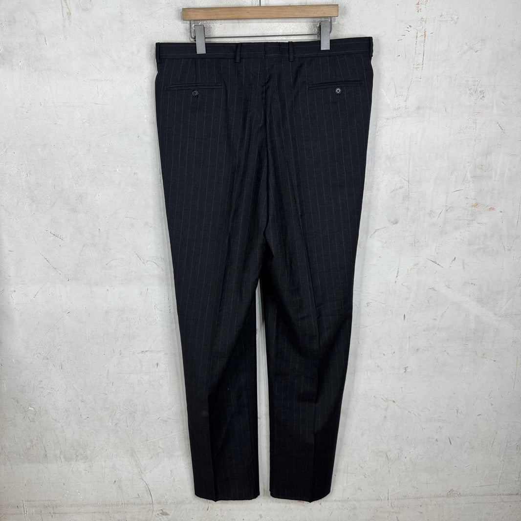 Valentino Grey Pinstripe Suit Set