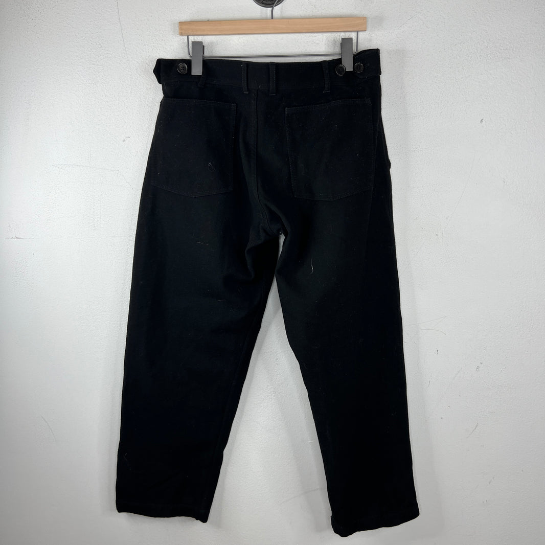 CDG Shirt Wool Patchwork Trousers