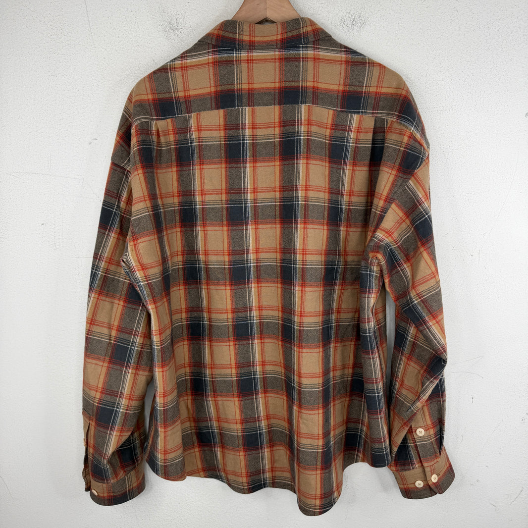 Visvim Red/Blue Button Up Flannel