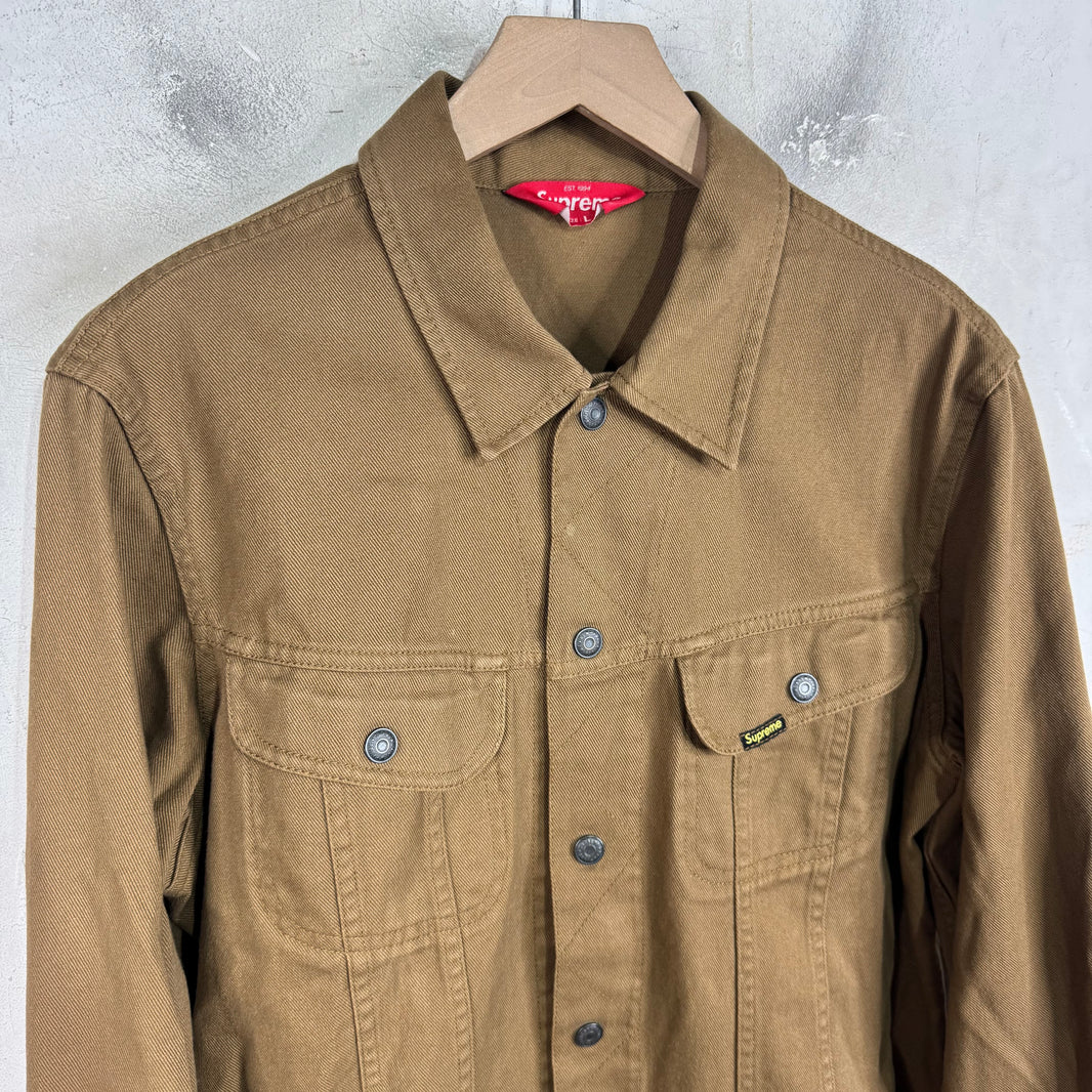 Supreme Light Brown Trucker Jacket