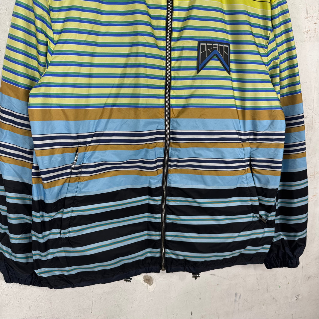 Prada Reversible Striped Nylon Jacket