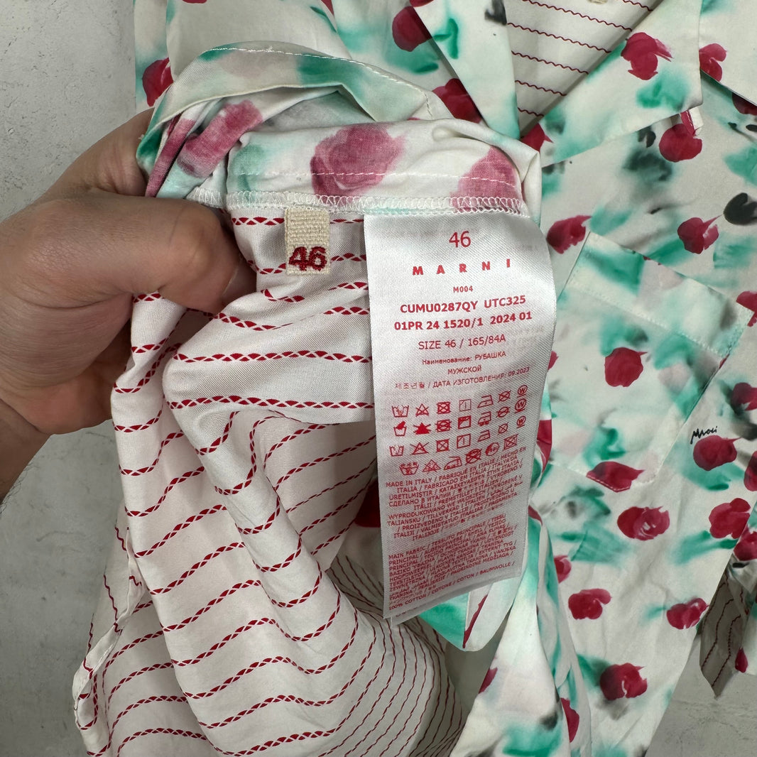 Marni Camp Collar Button-Up Shirt