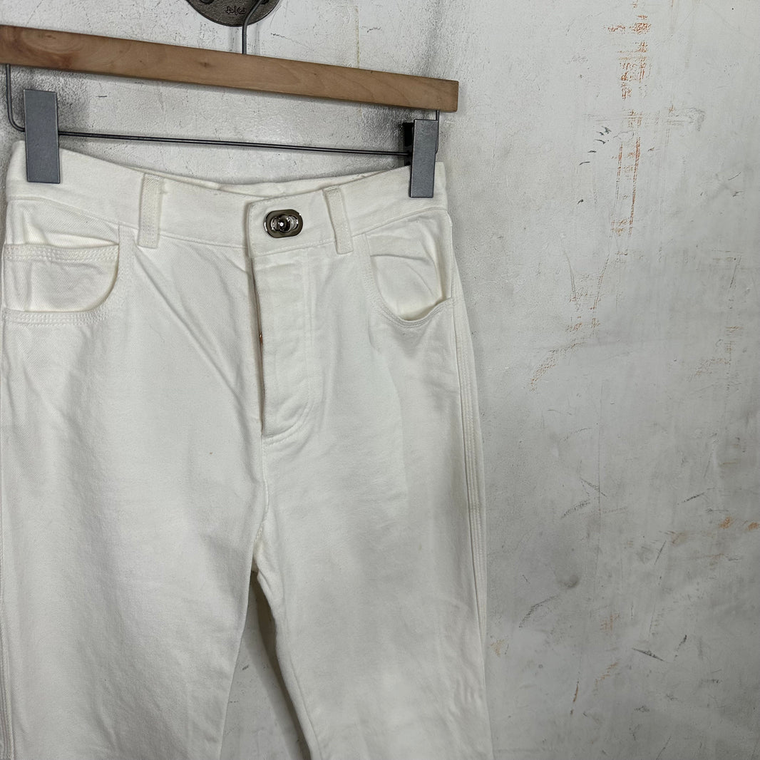 Bottega Veneta Slim White Jeans