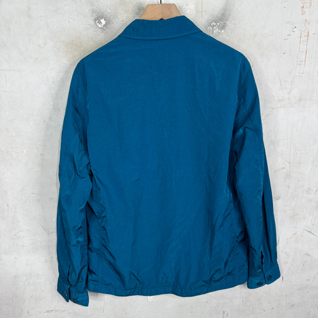 CPCompany x Throwing Fits Teal Metallic Cargo Jacket