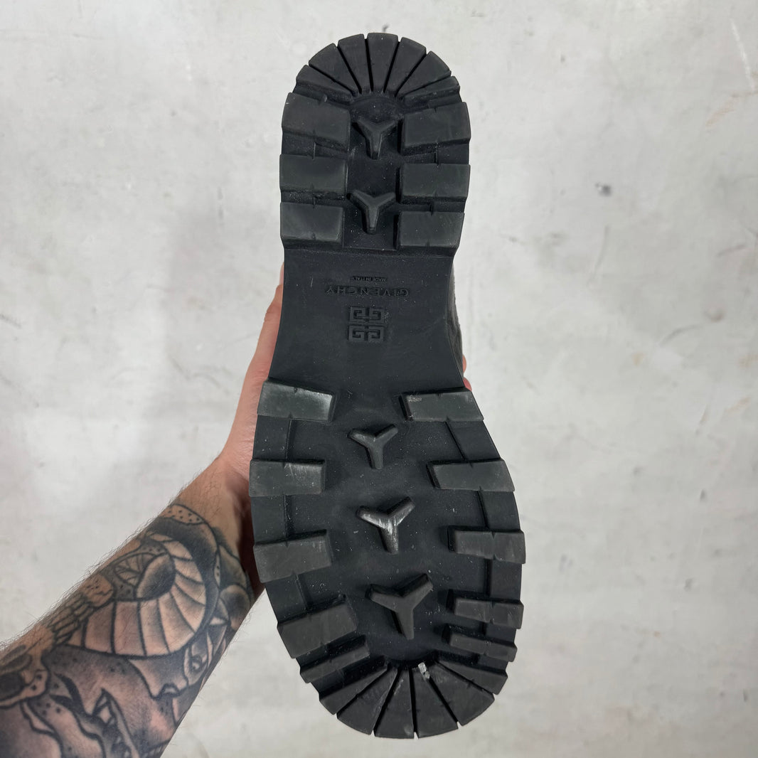 Givenchy Leather Lug Boots