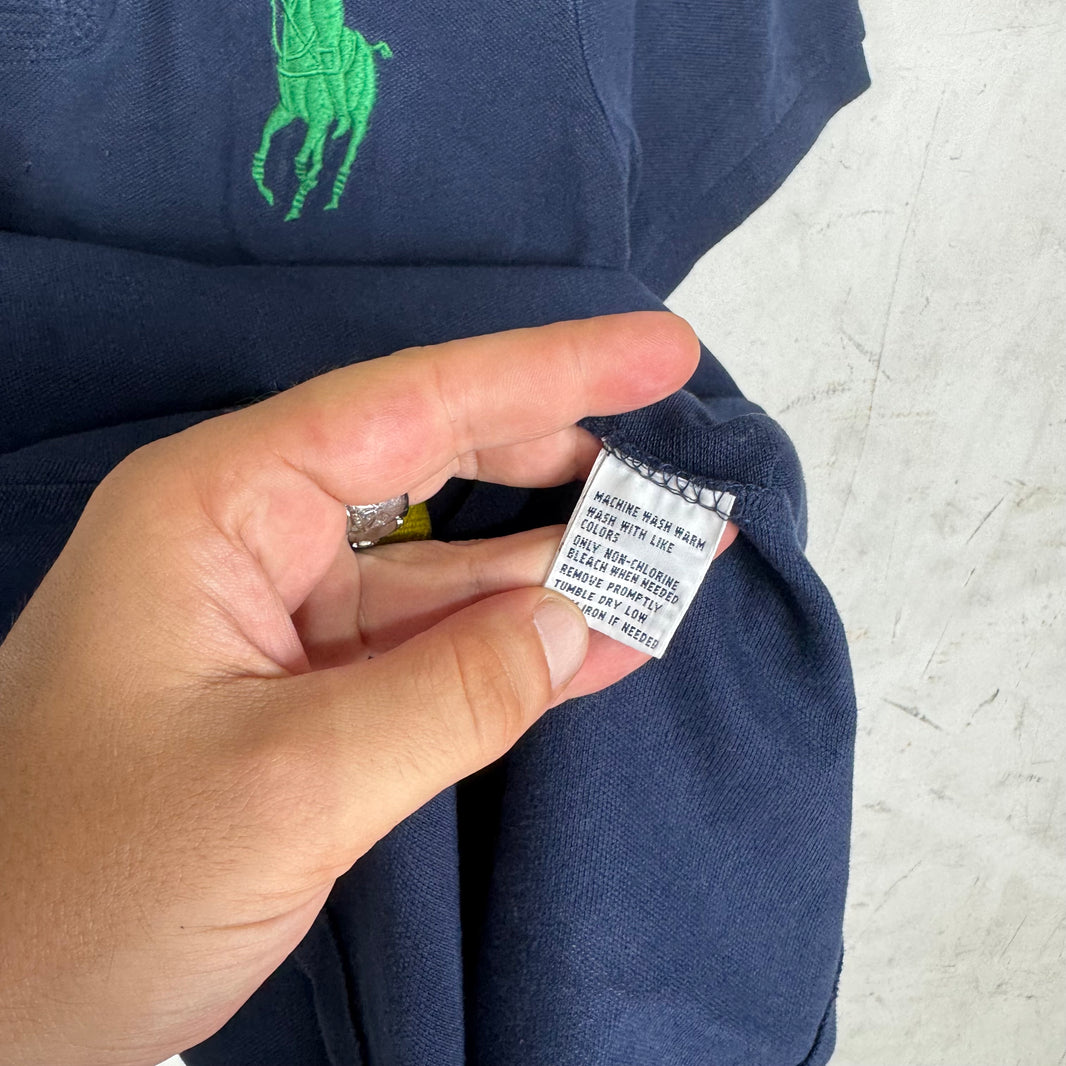 Ralph Lauren Navy/Green Crested Big Pony Polo