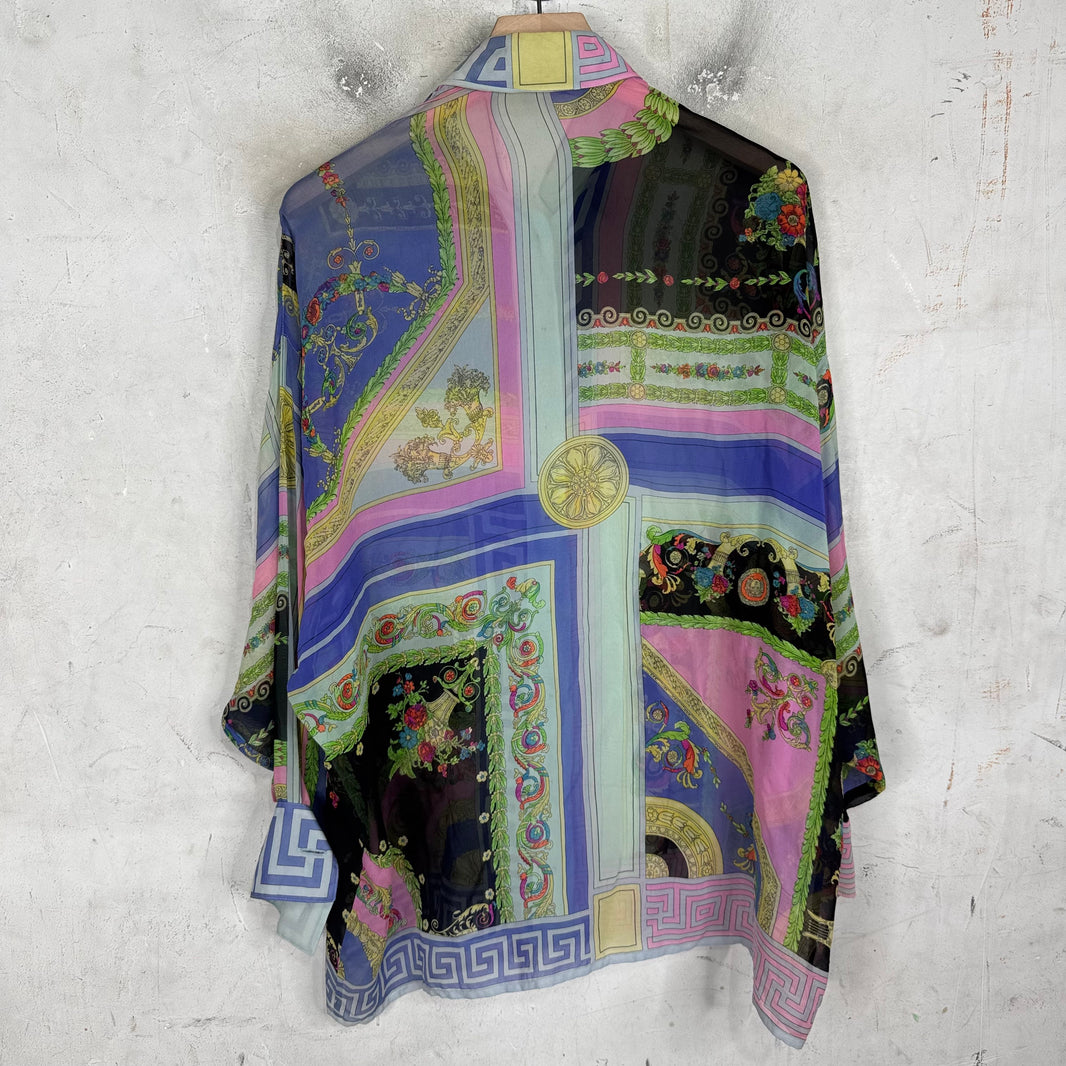 Versace Istante Silk Patterned Shirt