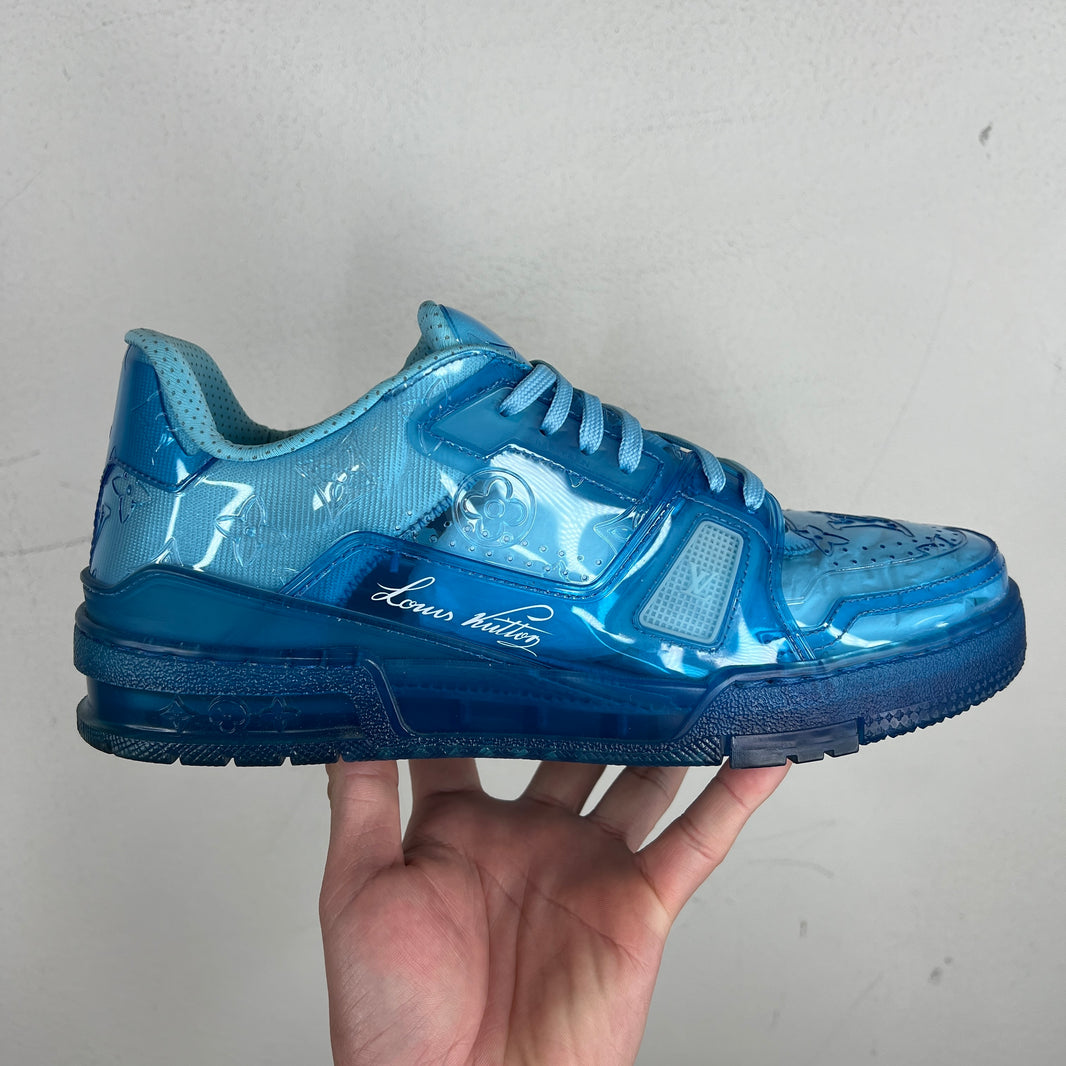 Louis Vuitton Blue Clear Trainer Lows