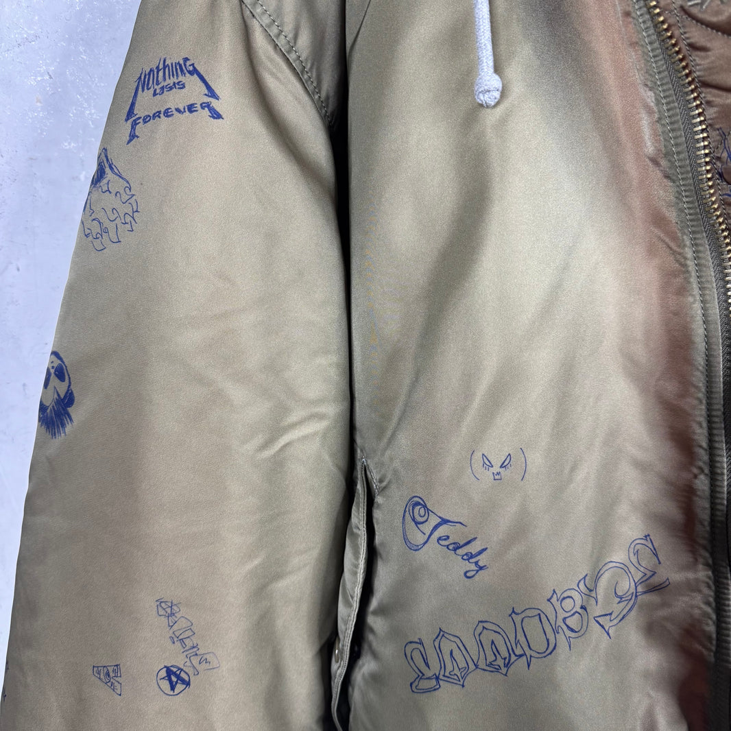 Vetements x Alpha Industries Sketched Bomber Jacket