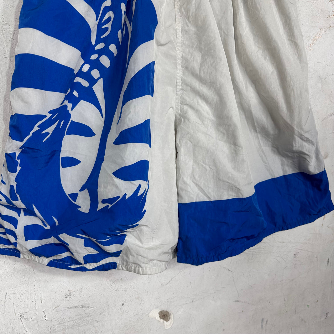 Bottega Veneta Palm Tree Nylon Boxing Shorts