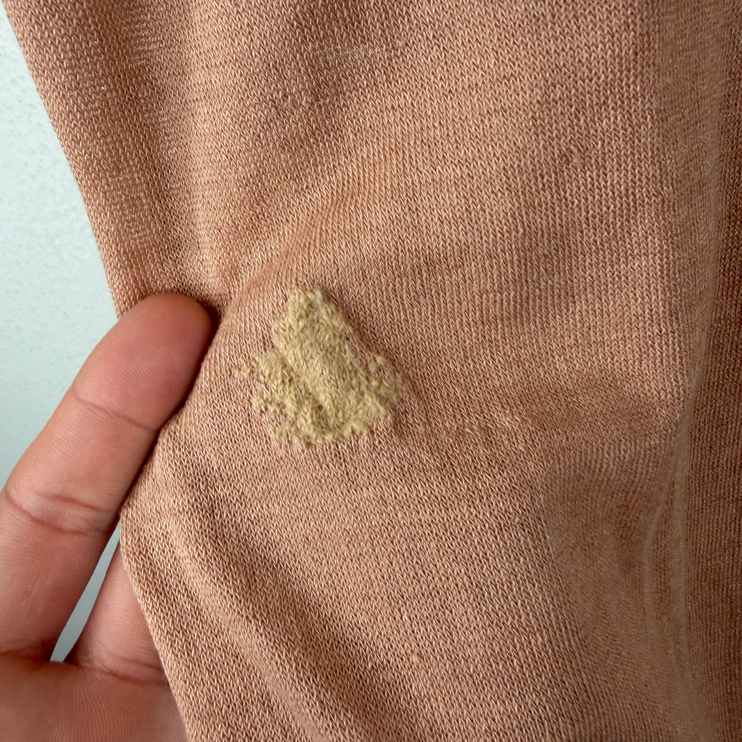 Margiela Pink Linen Polo T-Shirt